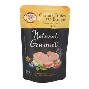 GrandPET GrandPET Natural Gourmet - Pouch - carne y frutos del bosque 100g