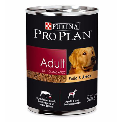 proplan adulto (pollo y arroz) - lata